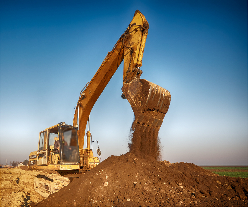 Excavator background image